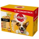 PEDIGREE Hovädzie kuracie morčacie mix príchutí 12x100g