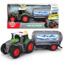 203734000/0647 Dickie Fendt traktor s prívesom na mlieko 26 cm FARM