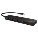 LOGILINK Hub USB-C 3.1, 3 porty s čítačkou kariet