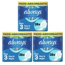 Hygienické vložky Always Ultra Day Night (R3) s krídelkami 3x28 kusov