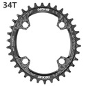 oválne DECKAS Rozeta 34T 94 + 96 BCD SRAM Shimano