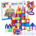 Náučné puzzle 3D magnetické bloky 106 dielikov Silné magnety