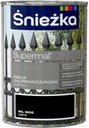 Śnieżka Supermal smaltovaná chlórkaučukom Black Gloss 0,9l