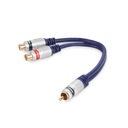 Adaptér RCA Plug - 2x RCA Chinch F VITALCO Tee