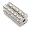 VALEC NEODYMOVÝ MAGNET 10x2 mm SILNÝ, okrúhly, kotúčový, HUNTER - 100 KS