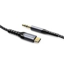 KÁBEL AUDIO JACK 3,5 mm TYP-C USB C 2 metre AUX