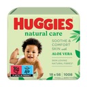 HUGGIES Natural Care vlhčené obrúsky 18x56 ks