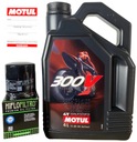 MOTUL OIL 300V 4T 10W40 4L + HIFLO OLEJOVÝ FILTER