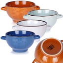 4x BOWL BOWL misa na polievku, guláš, vločky s ušami, 620 ml