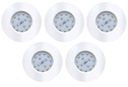 5x ZÁMKA VSTUPU - LED 5W - IP44 - HĹBKA 3cm