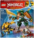 LEGO NINJAGO tím ninja robotov Lloyda a Arina