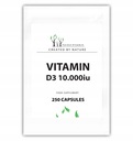 LESNÝ VITAMÍN D3 10000iu 250 KAPS PEVNÉ ZDRAVIE