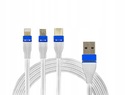 Kábel USB – MicroUSB, Type-C a Apple LT v jednom