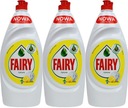 FAIRY prostriedok na umývanie riadu 900 ml citrón x 3