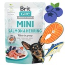 Brit Care Mini losos a sleď sterilizované mokré krmivo 6 x 85 g losos