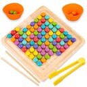 DREVENÉ PUZZLE GULIČKY MONTESSORI KORÁLKY