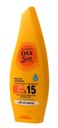 Dax Sun Sunscreen ochranná emulzia SPF 15 s kakaovým maslom a olejom 175m