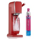 SodaStream ART Saturator, červená kartuša