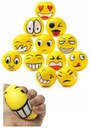 Gniotek Antistresová loptička Smiley Emojis 12 kusov – relax a zábava