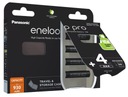 ENELOOP PRO AAAx4 ks 500 CYKLOV 930mAh + Púzdro