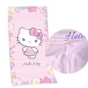 Bavlnená osuška Hello Kitty 75x150 Pink Swimming Kitty Cat do bazéna