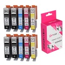 10x atrament pre HP 364 XL C6380 D5460 6510 5524 B109