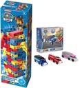 4v1 PAW PATROL Tower Drevené kocky + 3x Metal Big Truck Auto SKYE CHASE