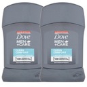 Dove Men Antiperspirant Care Clean Comfort 2x50ml