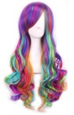 OMBRE COSPLAY Parochňa 70 CM GLAM ROCK RAINBOW