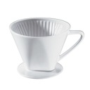 Porcelánový KÁVOVÝ FILTER DRIPPER Cilio 4 biely