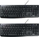 Káblová klávesnica Logitech K120 čierna x2