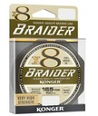 Konger pletená šnúra 8X Braider Dark Brown 150m 0,12