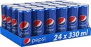 Pepsi sýtený nápoj 24x330ml plechovka