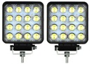 PRACOVNÁ LAMPA 16 LED 48W 12-24V LED x2 kusy