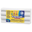 Školská plastelína pre deti Astra 1 kg biela