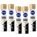 NIVEA Antiperspirant Black&White sprej 5x150ml