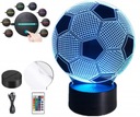 NOČNÁ LAMPA FUTBALOVÁ LED RÔZNE FARBY BABY