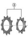 Sada 12-rýchlostných kazetových kolies Shimano 10-12T CS-M9100 M8100 XTR XT SLX