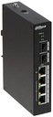 PRIEMYSELNÝ POE SPÍNAČ PFS3206-4P-96 4-PORTOVÝ SFP