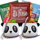 Yerba Mate Set pre dve energie Guarana tekvica bombilla 3x50g