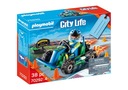 Set PLAYMOBIL City Life BLOCKS DARČEK PRE DETI Preteky motokár