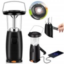 CAMPING LAMPA, DYNAMO SOLAR POWERBANK LAMPA