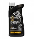 MANNOL 5W40 1L. DIESELOVÉ TURBO