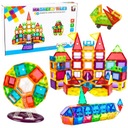 MAGNETICKÉ STAVEBNÉ BLOKY 3D VZDELÁVACIE PUZZLE 106 ks PRE DETI