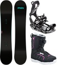 Snowboardový set RAVEN Pure Mint 147cm