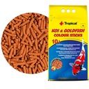 Tropické tyčinky Koi&Goldfish Color Sticks 10L Food