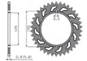 Zadné ozubené koleso Sunstar 899 48 Ktm Sx/Exc