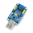 USB UART/I2C prevodník MCP2221 - USB zástrčka