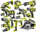 RYOBI SADA 12 NÁRADÍ 18V COMBO 2x5Ah 2Ah TAŠKA