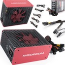 MODECOM VOLCANO 750W NAPÁJACÍ ZDROJ AKTÍVNY PFC MODULAR 80+ BRONZ + 6x S-ATA